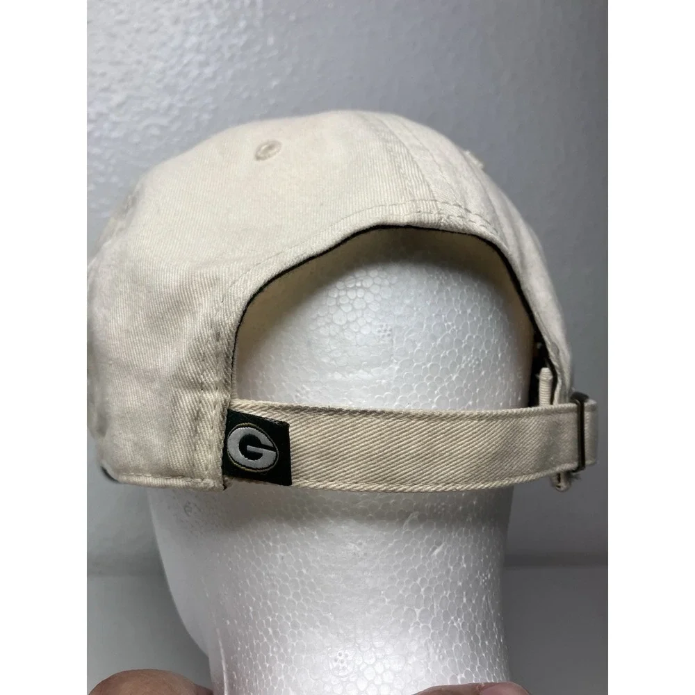 '47 Green Bay Packers Two Tone Green White Adjustable Hat Cap Embroidered‎